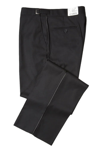 Black Wool 'Heritage' Tuxedo Pants