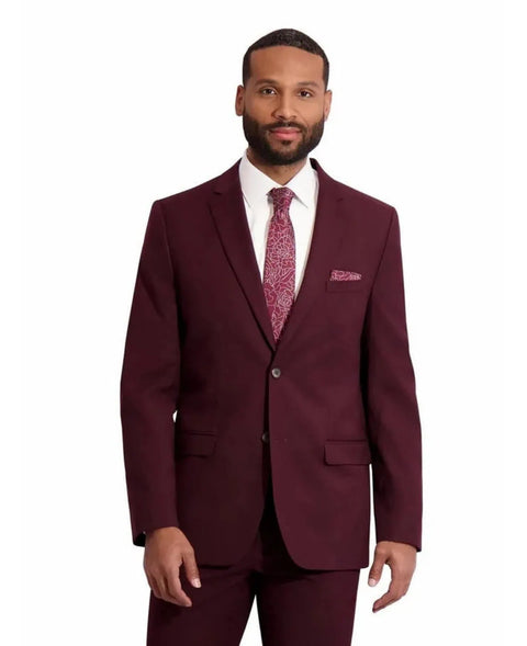 Burgundy Suit Jacket