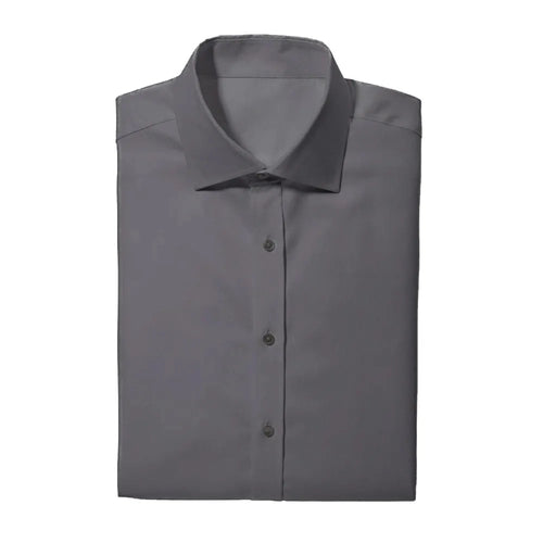 Grey Laydown Tuxedo Shirt