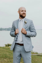 Load image into Gallery viewer, Oxford Blue Suit Jacket