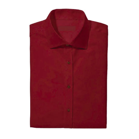 Red Laydown Tuxedo Shirt