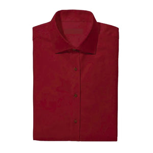 Red Laydown Tuxedo Shirt
