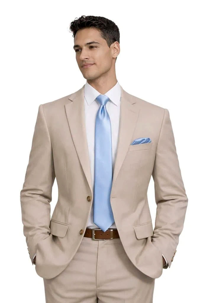 'Aspen' Tan Suit Jacket