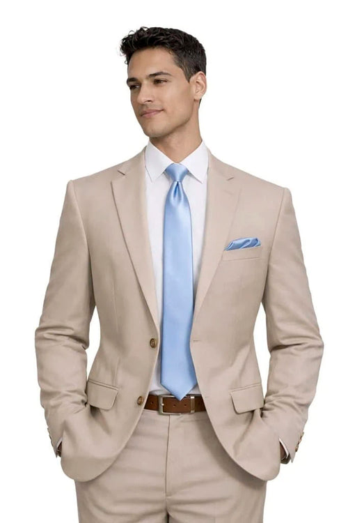'Aspen' Tan Suit Jacket