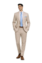 Load image into Gallery viewer, 'Aspen' Tan Suit Jacket
