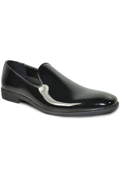 Gloss Black Slip-On Shoe