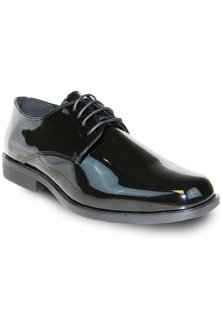 Revolution - Gloss Black Tuxedo Shoes