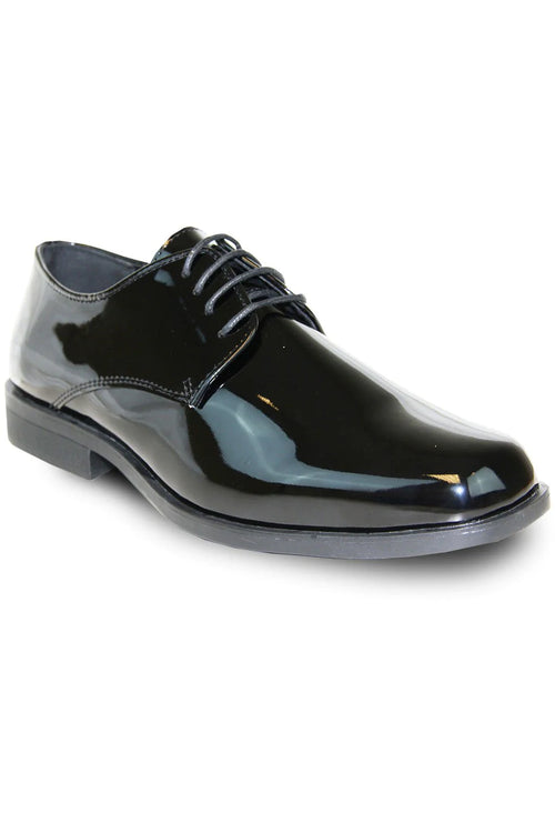 Revolution - Gloss Black Tuxedo Shoes