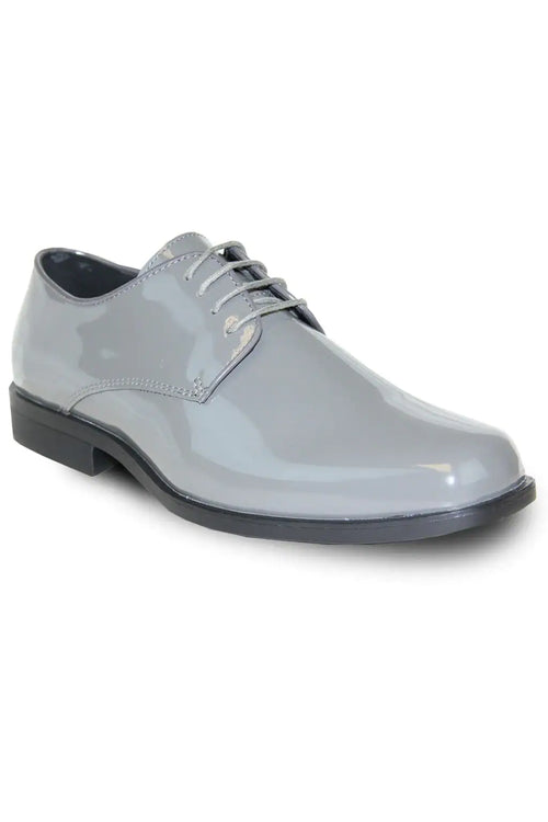 Gloss Grey Tuxedo Shoe