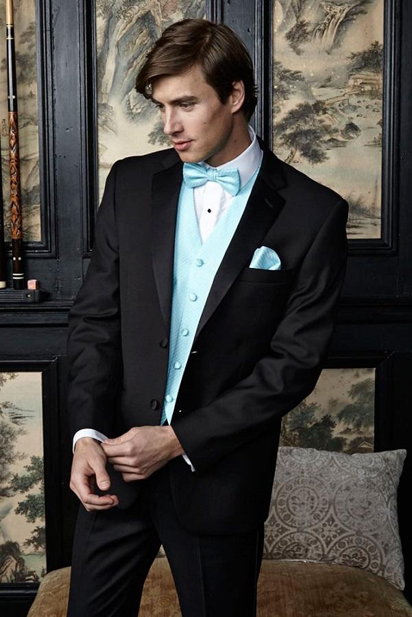 'Barcelona' Black Tuxedo Jacket
