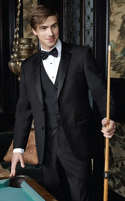'Identity' Black Tuxedo Jacket