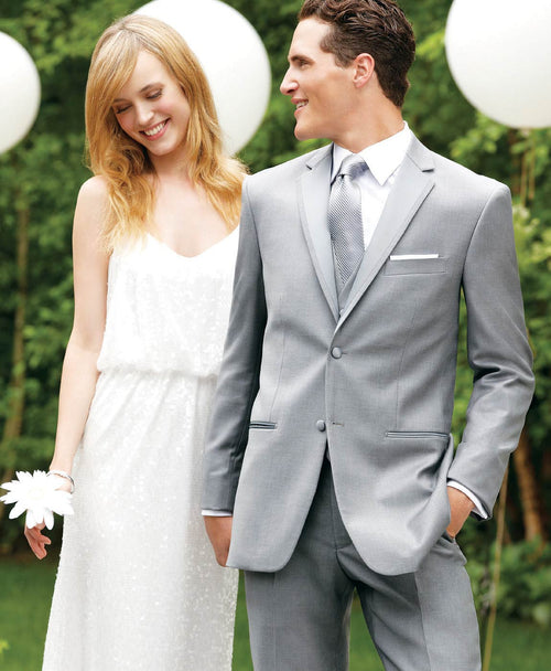 'Madison' Grey Tuxedo Jacket