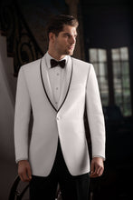 Load image into Gallery viewer, &#39;Waverly&#39; White Tuxedo Jacket