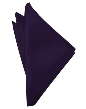 Amethyst Solid Satin Pocket Square