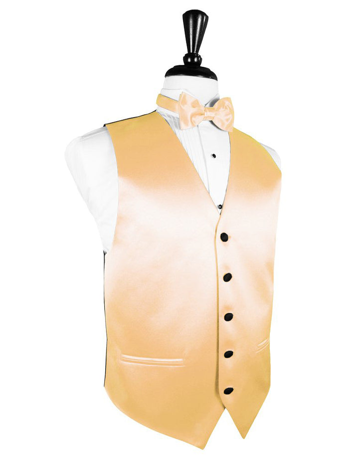 Apricot Vitro Satin Vest