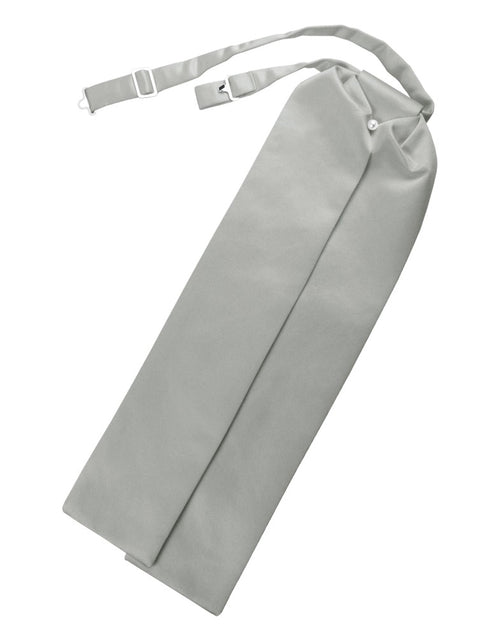 Platinum Solid Satin Ascot