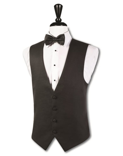 Black Super 150's Vest
