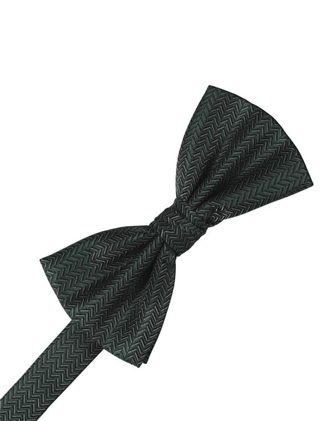 Asphalt Herringbone Bowtie