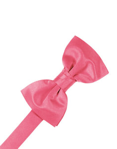 Bubblegum Solid Satin Bowtie