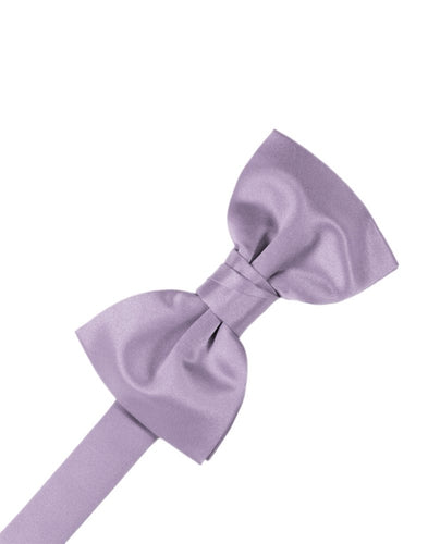 Heather Solid Satin Bowtie