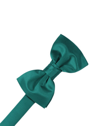 Jade Solid Satin Bowtie