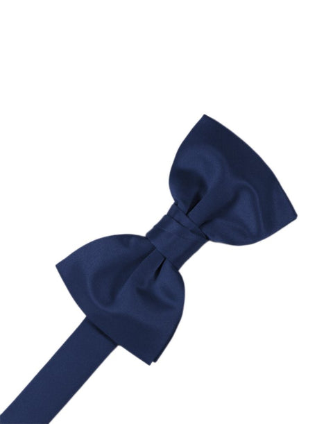 Peacock Solid Satin Bowtie
