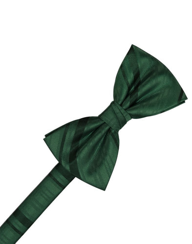 Holly Striped Satin Bowtie