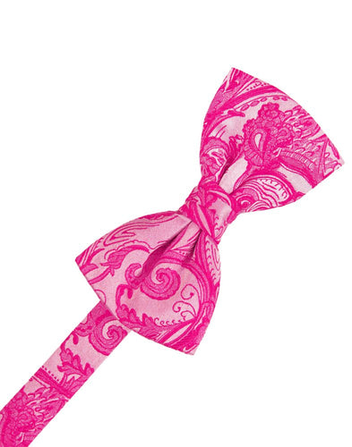 Fuchsia Tapestry Bowtie