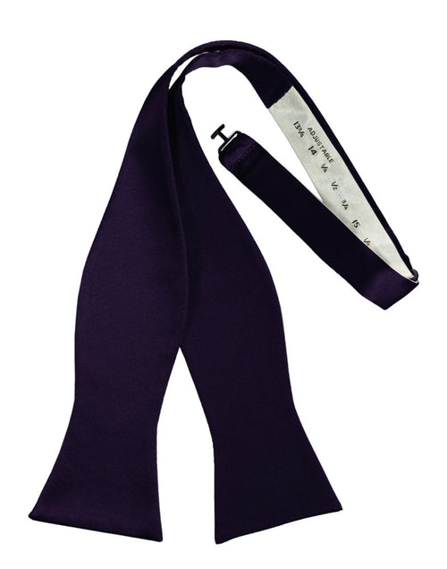 Amethyst Self-Tie Solid Satin Bowtie