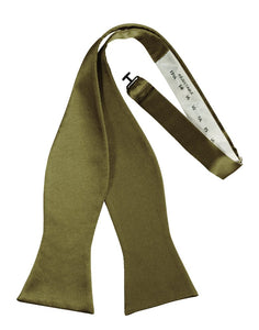 Fern Self-Tie Solid Satin Bowtie