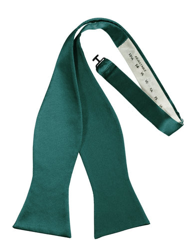 Jade Self-Tie Solid Satin Bowtie