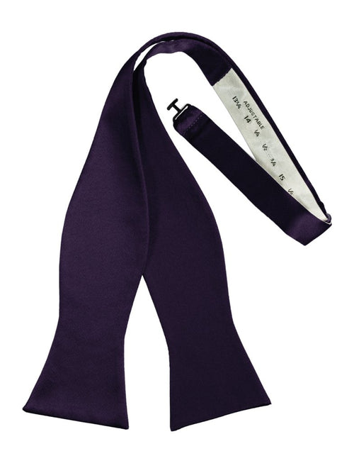 Lapis Self-Tie Solid Satin Bowtie