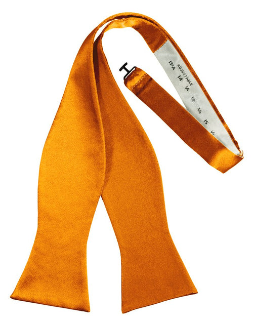 Mandarin Self-Tie Solid Satin Bowtie