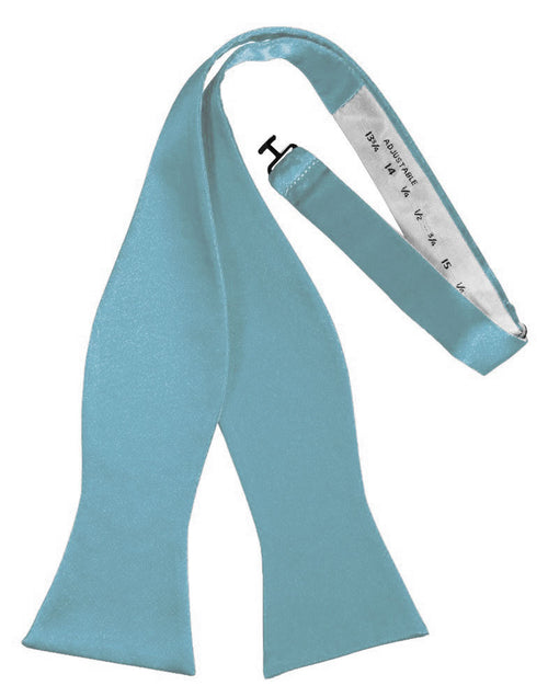 Mist Self-Tie Solid Satin Bowtie