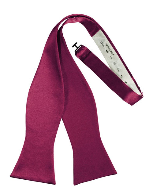 Watermelon Self-Tie Solid Satin Bowtie