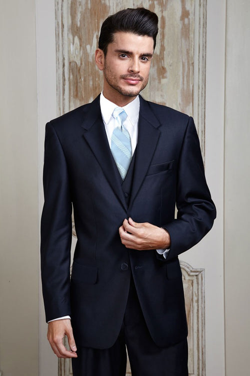 'Aspen' Navy Suit Jacket