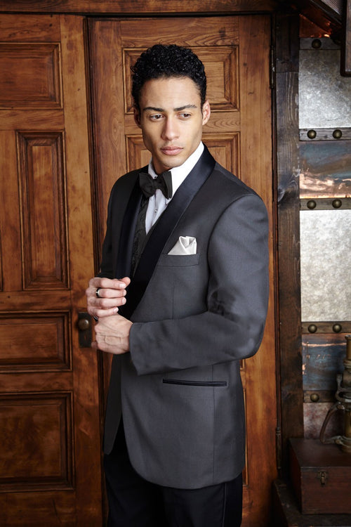 'Bradford' Steel Grey Tuxedo Jacket