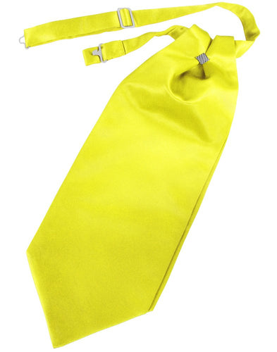 Lemon Solid Satin Cravat