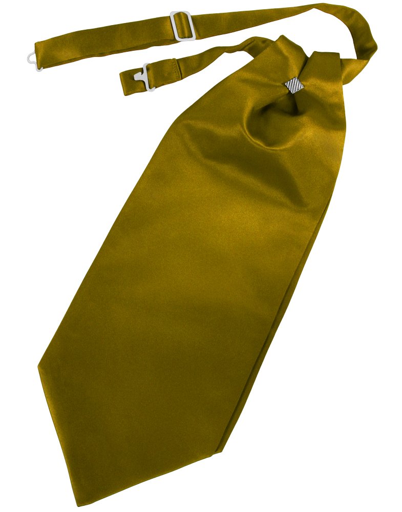 New Gold Solid Satin Cravat