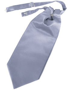 Periwinkle Solid Satin Cravat