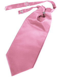 Rose Petal Solid Satin Cravat