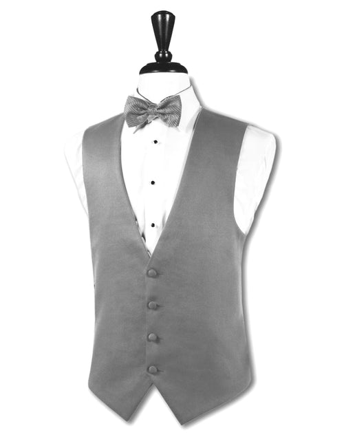 Infinity Heather Grey Super 150's Vest