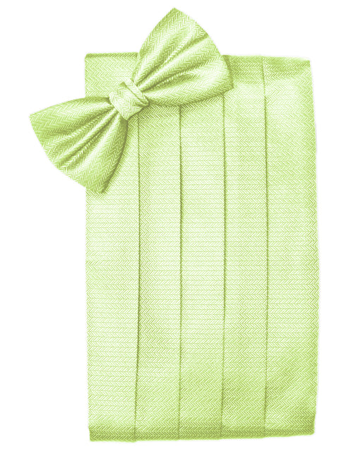 Kiwi Herringbone Cummerbund
