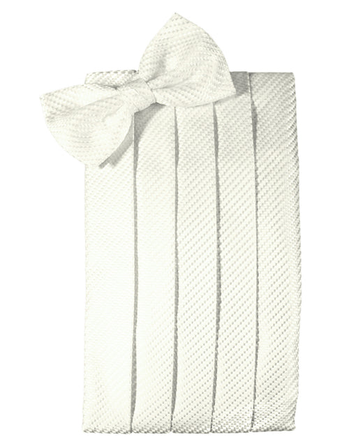 Ivory Venetian Cummerbund