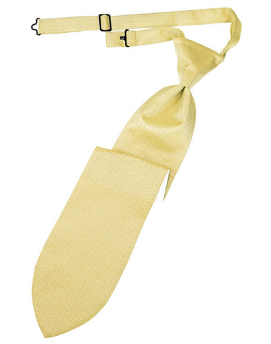 Buttercup Herringbone Long Tie