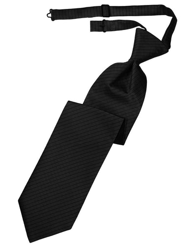 Black Palermo Long Tie