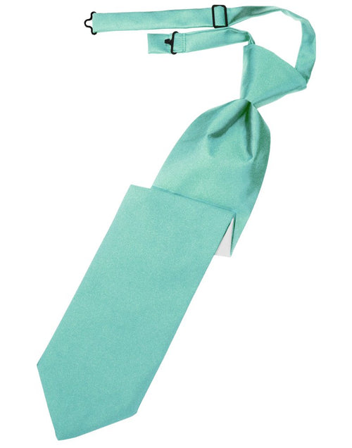 Mermaid Solid Satin Long Tie