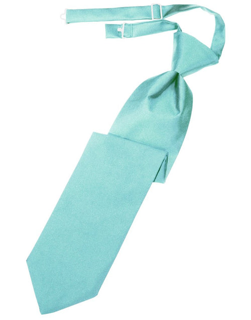 Pool Solid Satin Long Tie