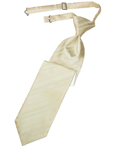 Bamboo Striped Satin Long Tie