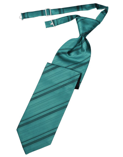 Oasis Striped Satin Long Tie